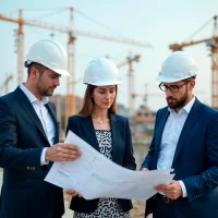 construction-engineers-reviewing-plans